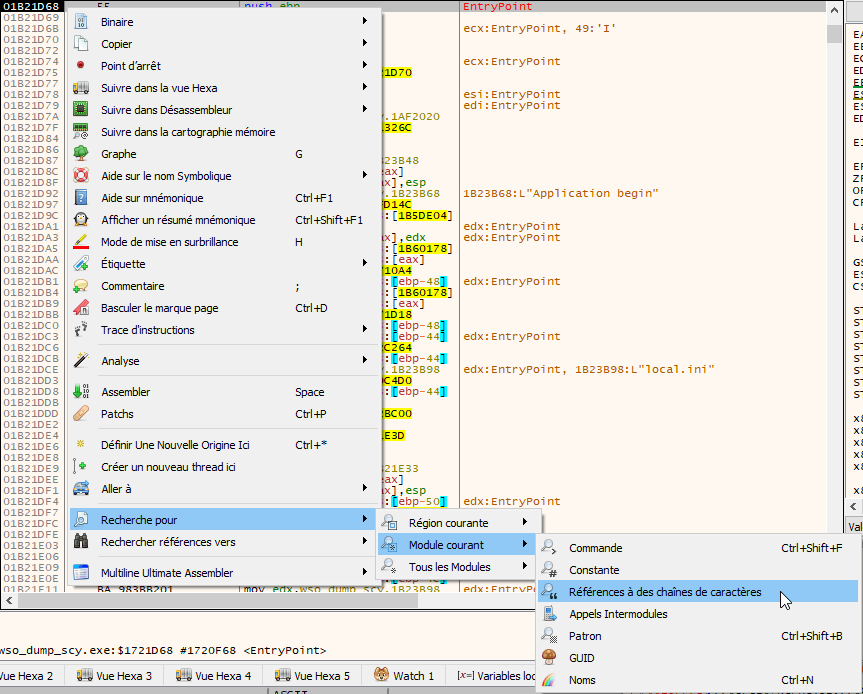 recherche module courant