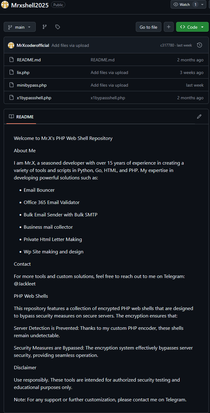 Profil GitHub