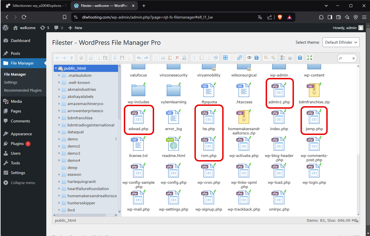 Fichiers plugin